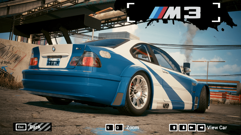 Моддер добавил BMW M3 GTR из NFS Most Wanted в Cyberpunk 2077
