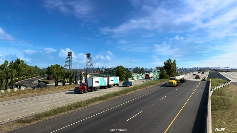 Новые скриншоты преображения Калифорнии для American Truck Simulator - Golden State