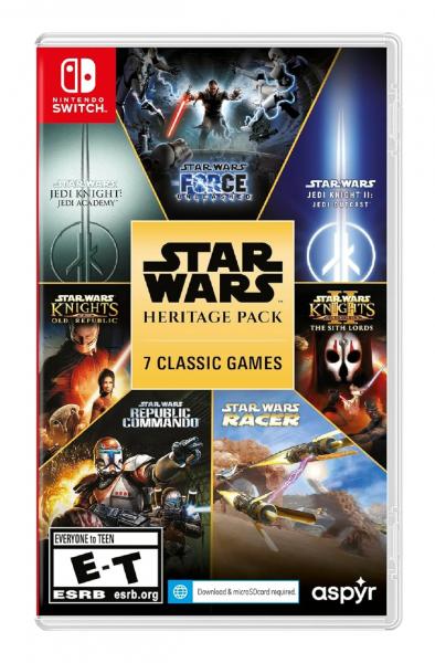 Пакет Star Wars Heritage Pack выйдет на физическом носителе для Nintendo Switch в декабре