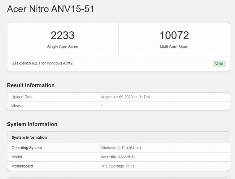 Обзор Acer Nitro V 15 ANV15-51: ноутбук начального уровня с GeForce RTX 4050