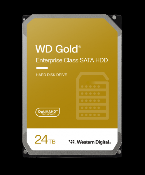 Western Digital начинает поставки жестких дисков Ultrastar и Gold емкостью 24 ТБ и 28 ТБ