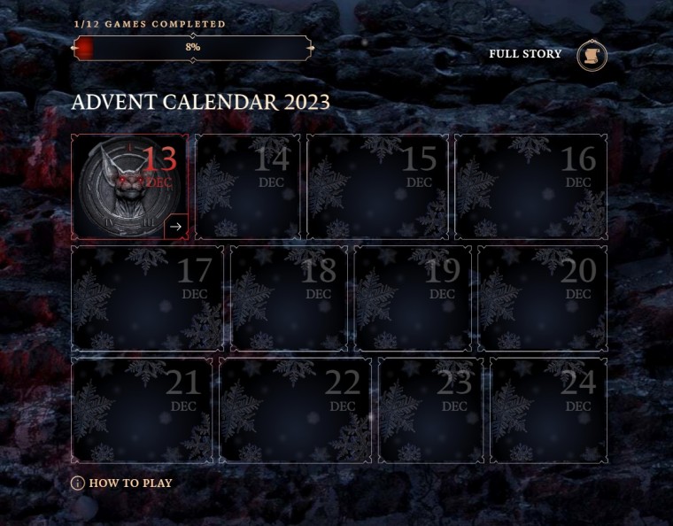 Создатель Baldur’s Gate 3 запускает адвент-календарь, полный головоломок и наград