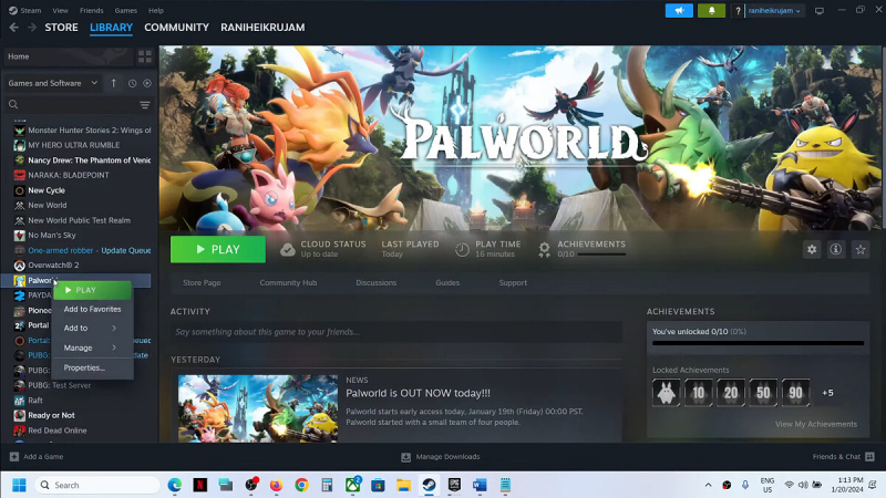 Как поменять язык в Palworld на ПК и Xbox